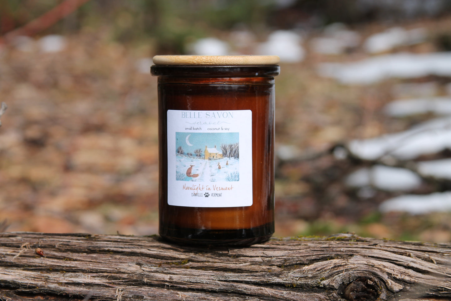 Vermont Series, Best of Vermont Hand poured Candle, Recycled Jar, Vermont Gift, Intentional, Minimalist
