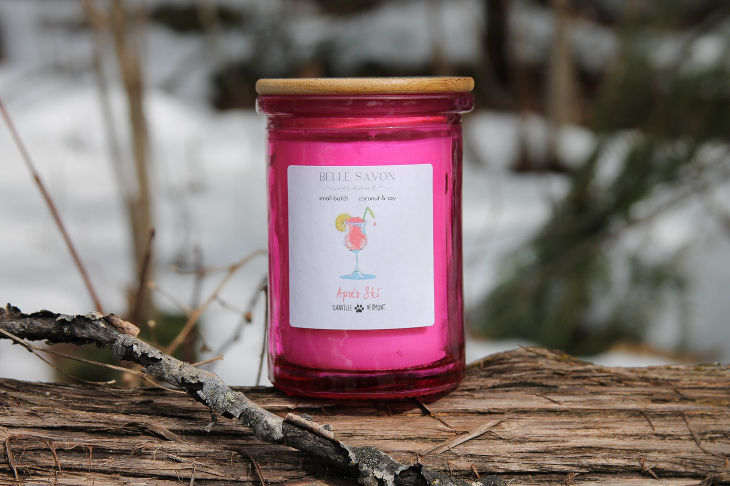 Vermont Series, Best of Vermont Hand poured Candle, Recycled Jar, Vermont Gift, Intentional, Minimalist