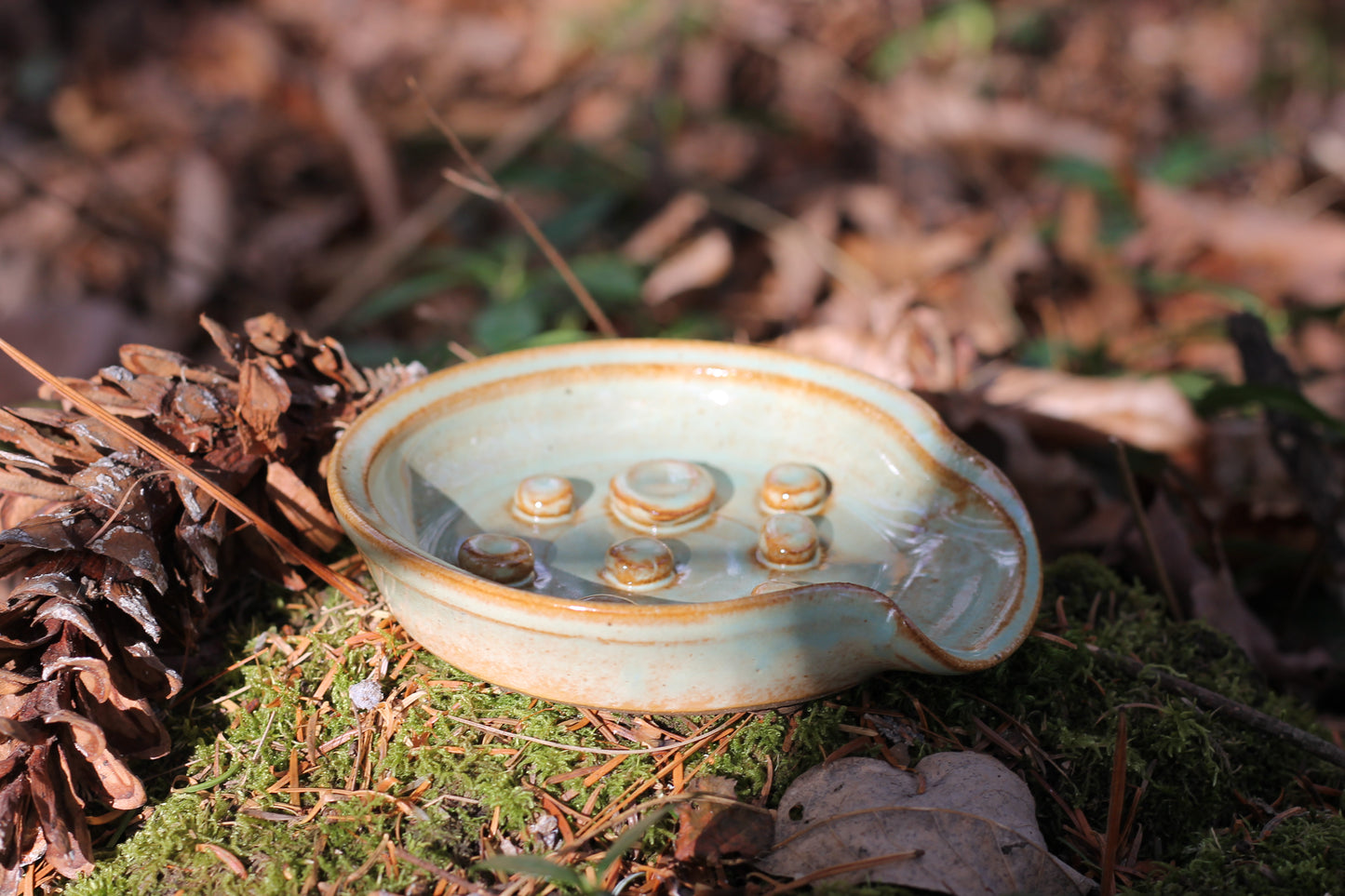 Custom Designed Pottery Soap Dish & Handmade Soap - New England Artisan - New England Craft Best of New England Handmade (Copy)