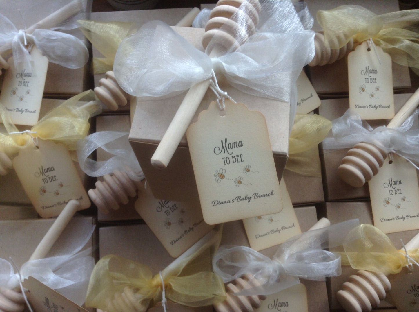 Tea Party Baby Shower - Tea & VT Honey Gift Box Favor-Wedding-Bridal Shower-Baby Shower-Belle Savon Vermont
