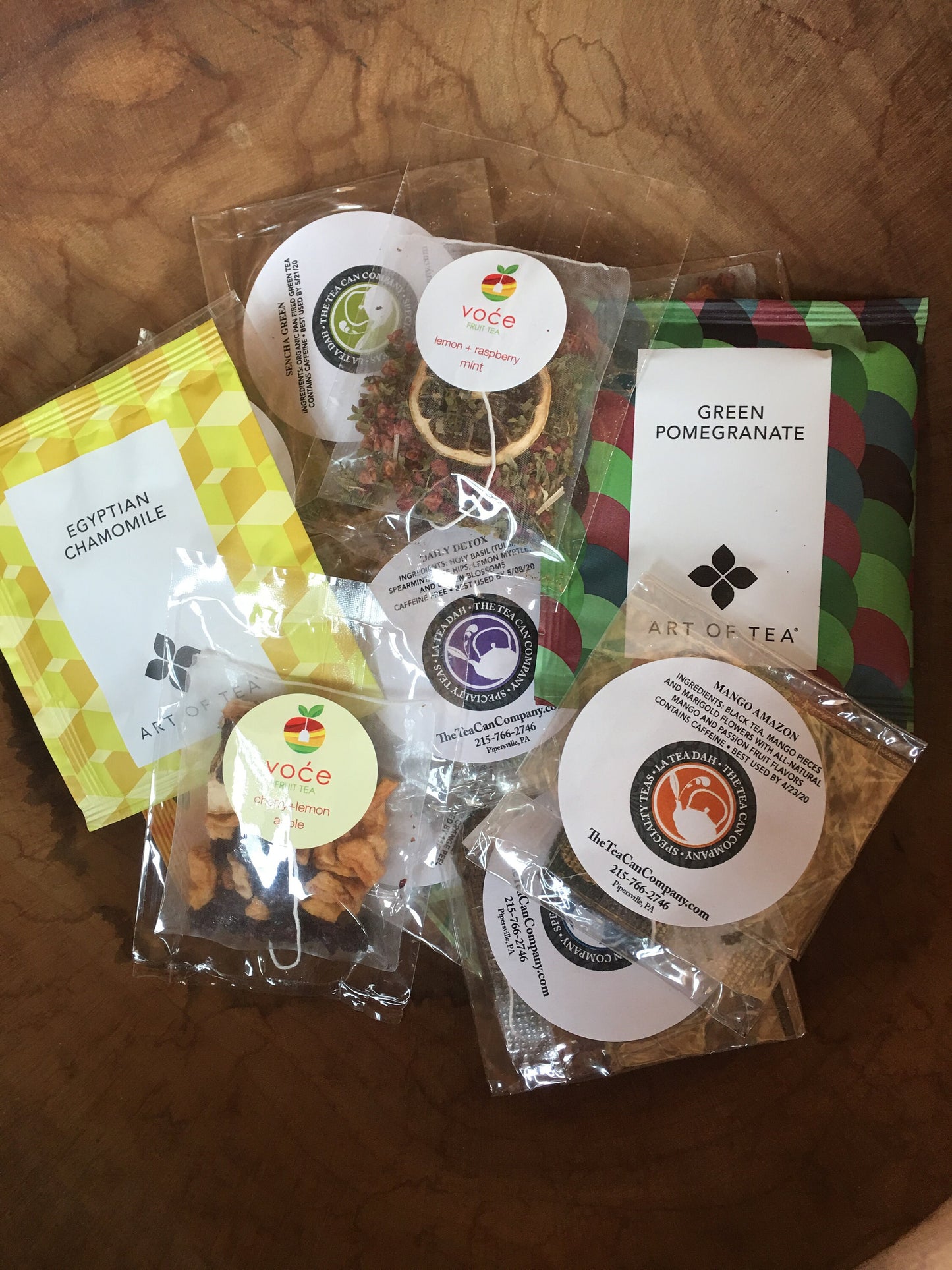 Tea Party Favor-Two Organic Teas in a Muslin Bag with Ribbons-Wedding-Bridal Shower-Baby Shower-Belle Savon Vermont