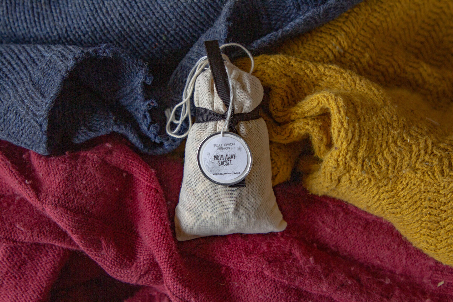 Moth Away Sachets -Set of Six- Filled with Natural and Organic Herbs and Spices-Favors-Gifts-Home Care