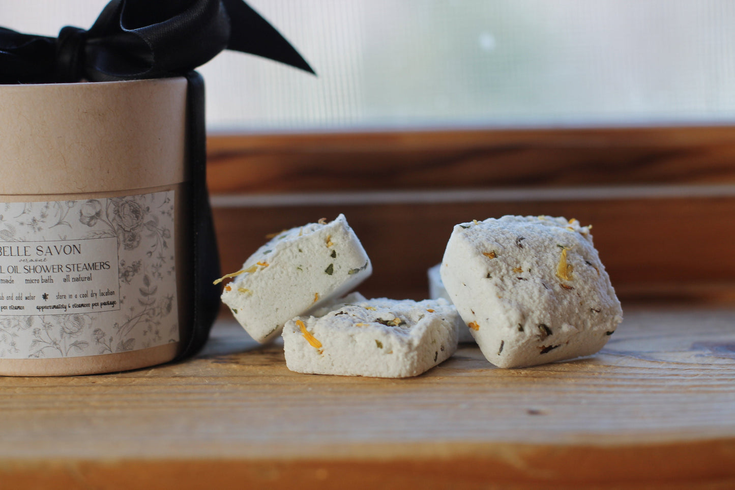 Shower Steamers- Shower Bombs,-Shower Tabs- Shower Fizzies -Eucalyptus, Lavender, Peppermint and more - Belle Savon Vermont