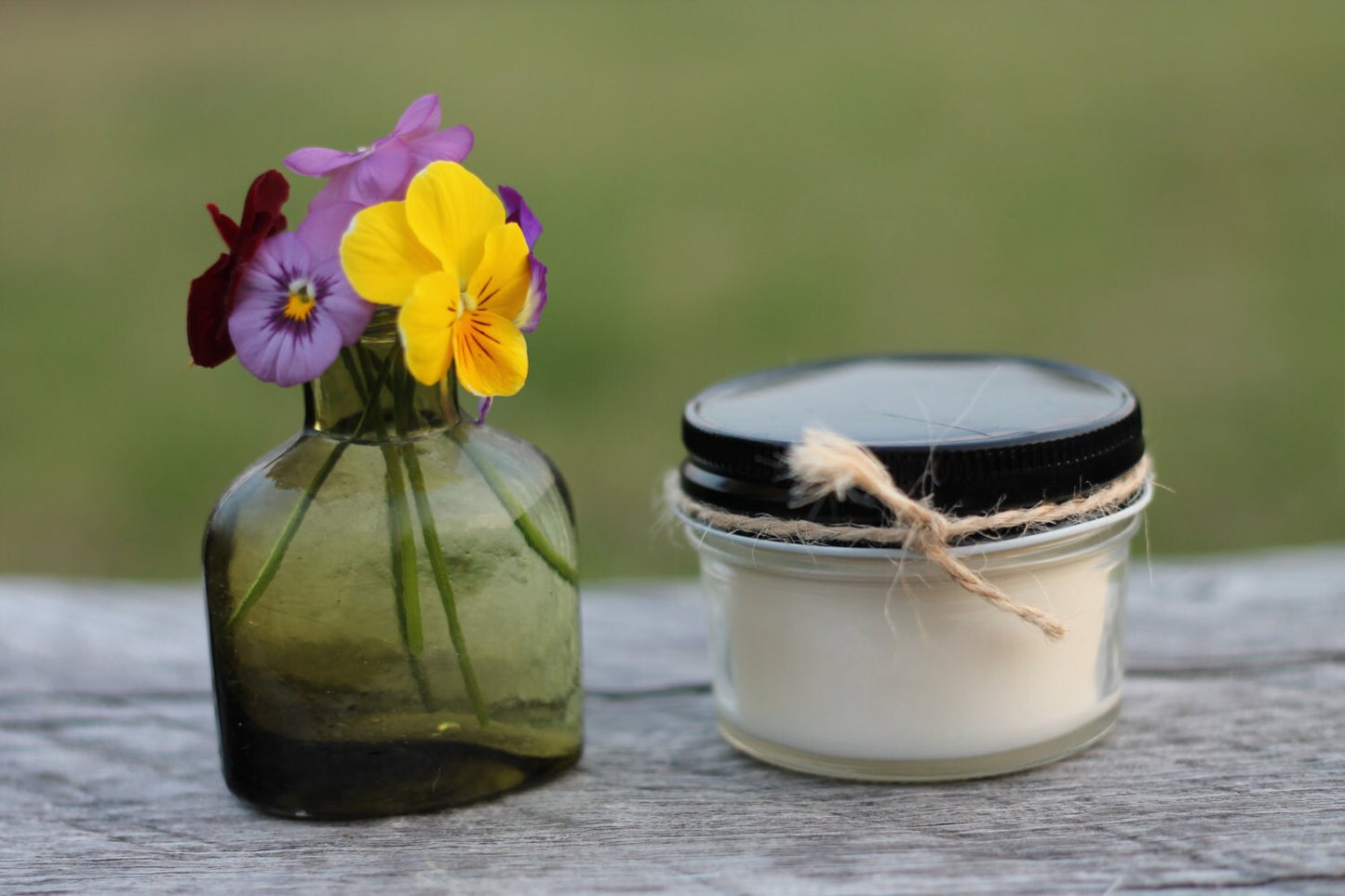 Wedding Favor Candle 4oz Jar-Wedding-Baby-Bridal Shower-Soy Candle Favor Belle Savon Vermont