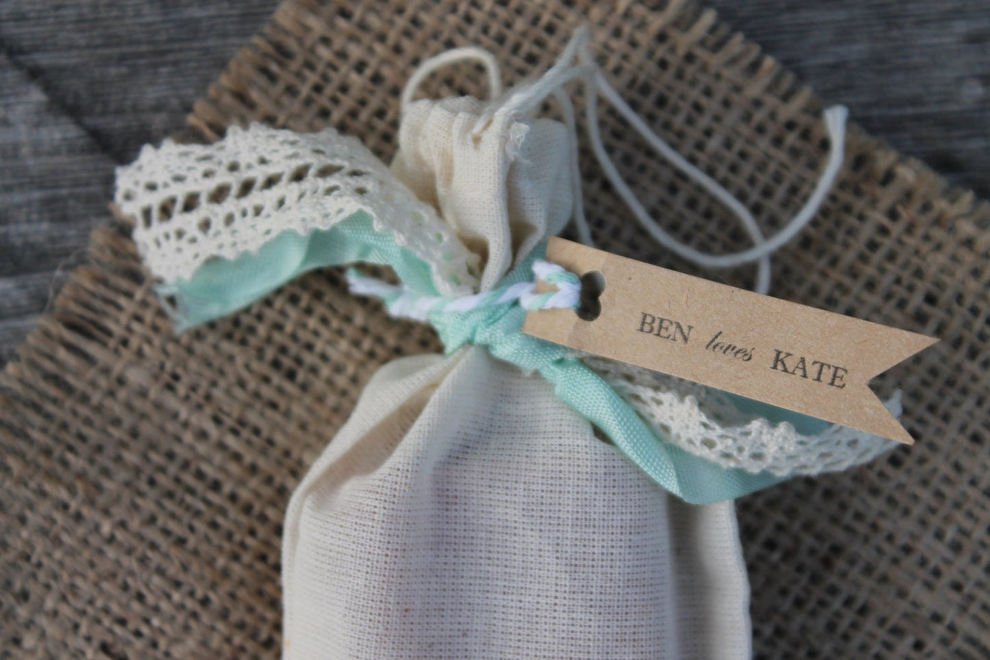 Shabby Chic Soap Favors- Weddings-Bridal-Baby-Showers-Place Card Favors-Save the Date-Belle Savon Vermont