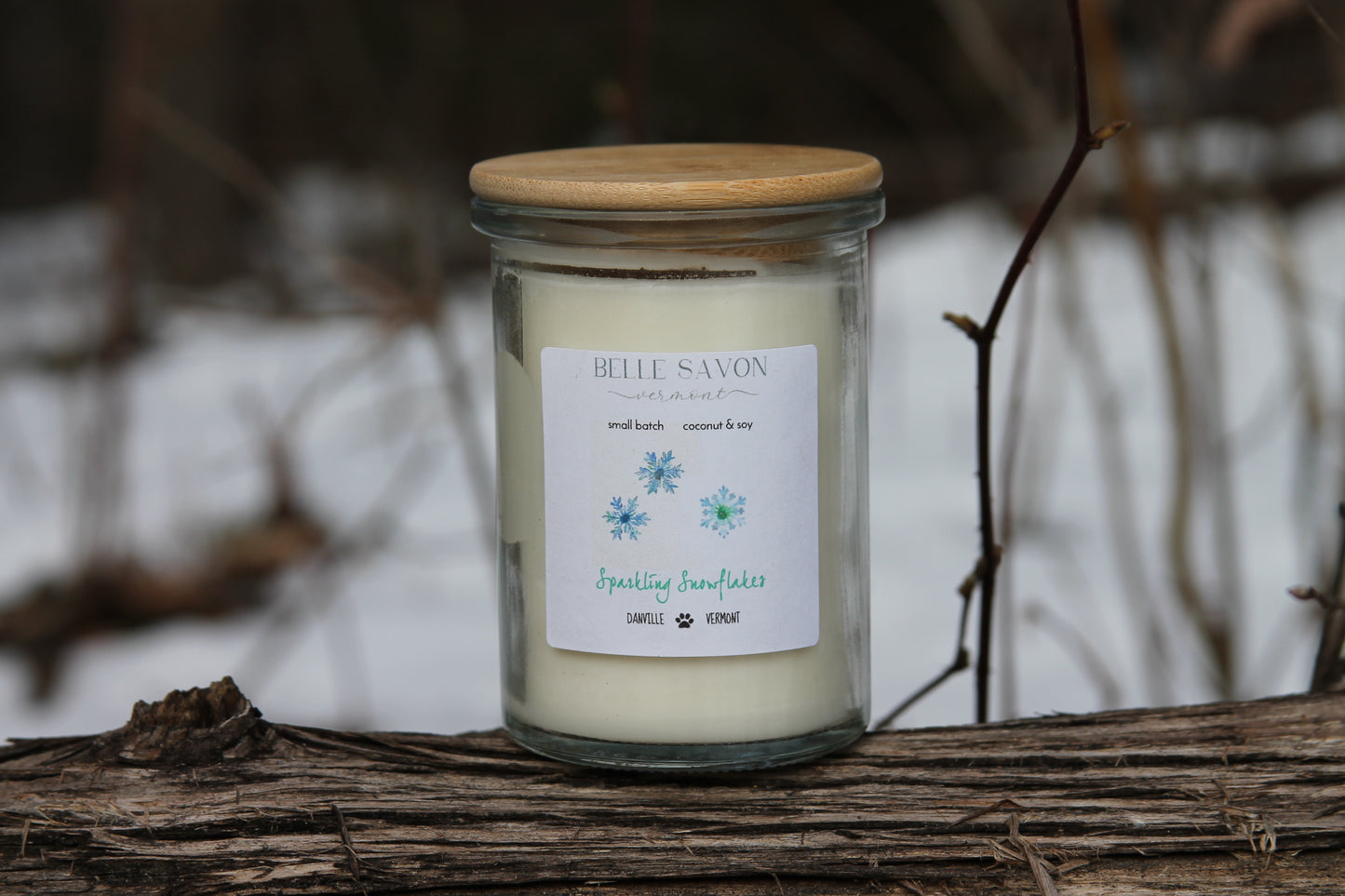 Vermont Series, Best of Vermont Hand poured Candle, Recycled Jar, Vermont Gift, Intentional, Minimalist