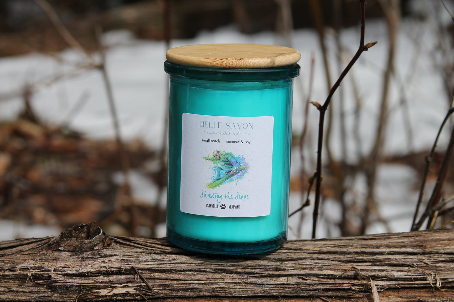 Vermont Series, Best of Vermont Hand poured Candle, Recycled Jar, Vermont Gift, Intentional, Minimalist