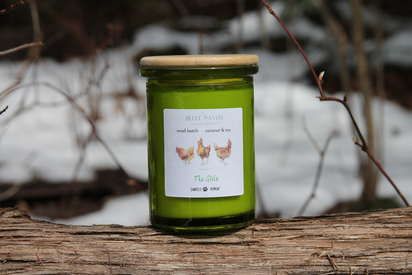 Vermont Series, Best of Vermont Hand poured Candle, Recycled Jar, Vermont Gift, Intentional, Minimalist