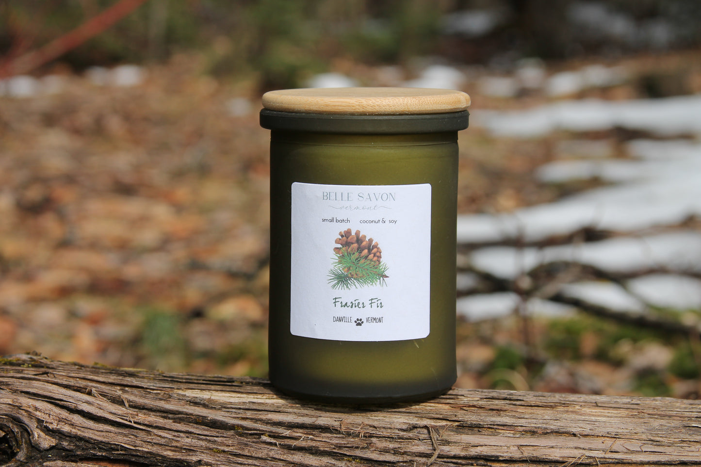 Vermont Series, Best of Vermont Hand poured Candle, Recycled Jar, Vermont Gift, Intentional, Minimalist