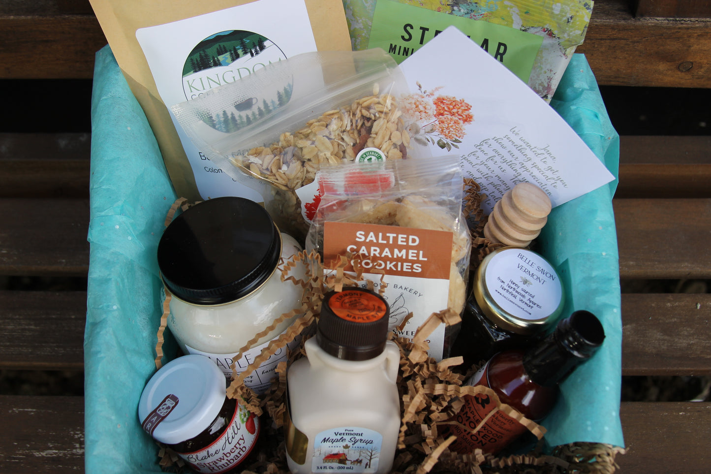 Vermont Care Package Gift Basket - Vermont Gourmet-Vermont Artisan - Vermont Gift -Vermont Maple Gift-Best of Vermont-Love from Vermont