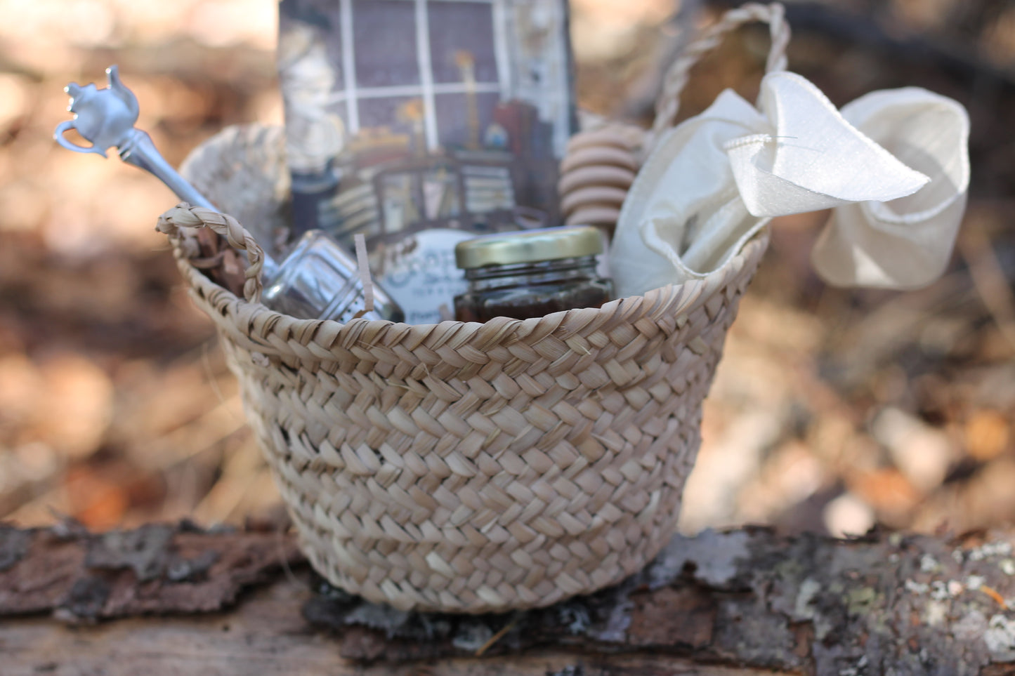 Tea Party Hostess Gift Set-Loose Leaf Tea, Teapot Tea Strainer, Organic Honey, Time Party