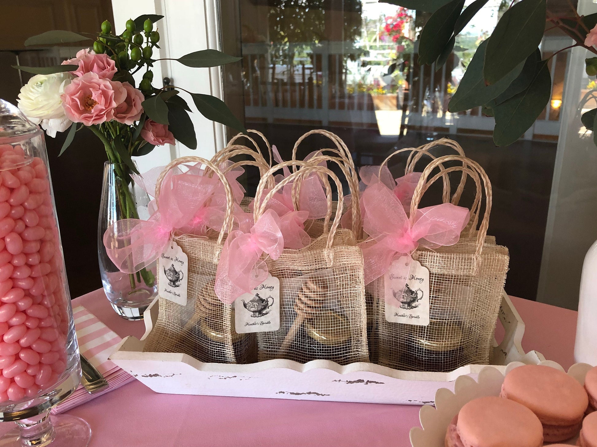 Tea Party Favor - Tea and Honey - Bridal Tea - Baby Shower Tea - Belle Savon Vermont