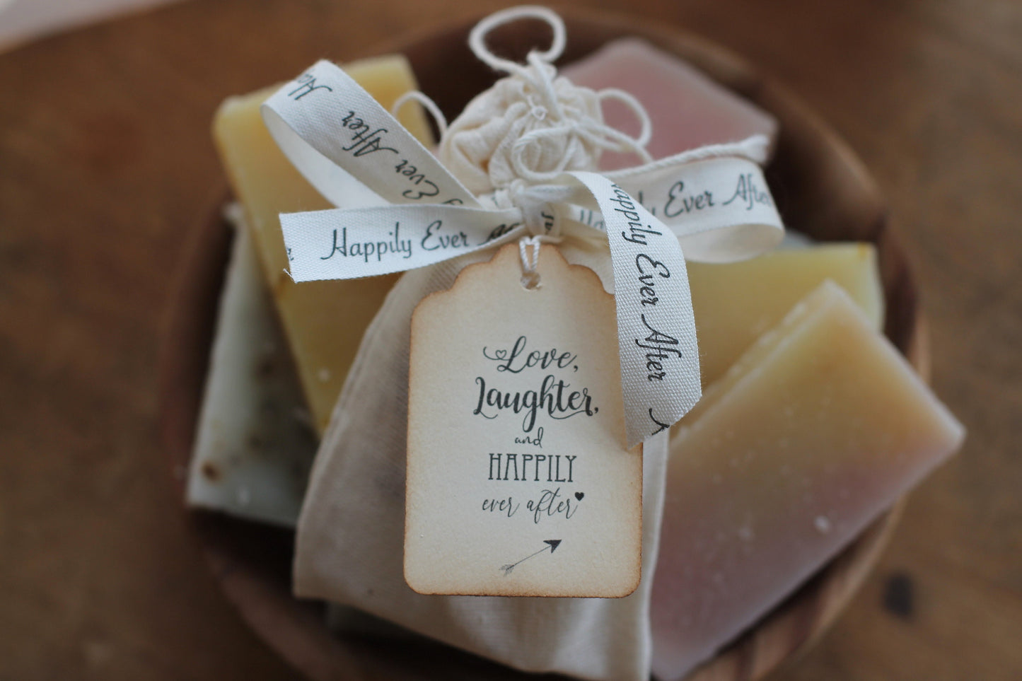 Happily Ever After Wedding Favor- Weddings-Bridal-Baby-Showers-Place Card Favors-Save the Date-Belle Savon Vermont