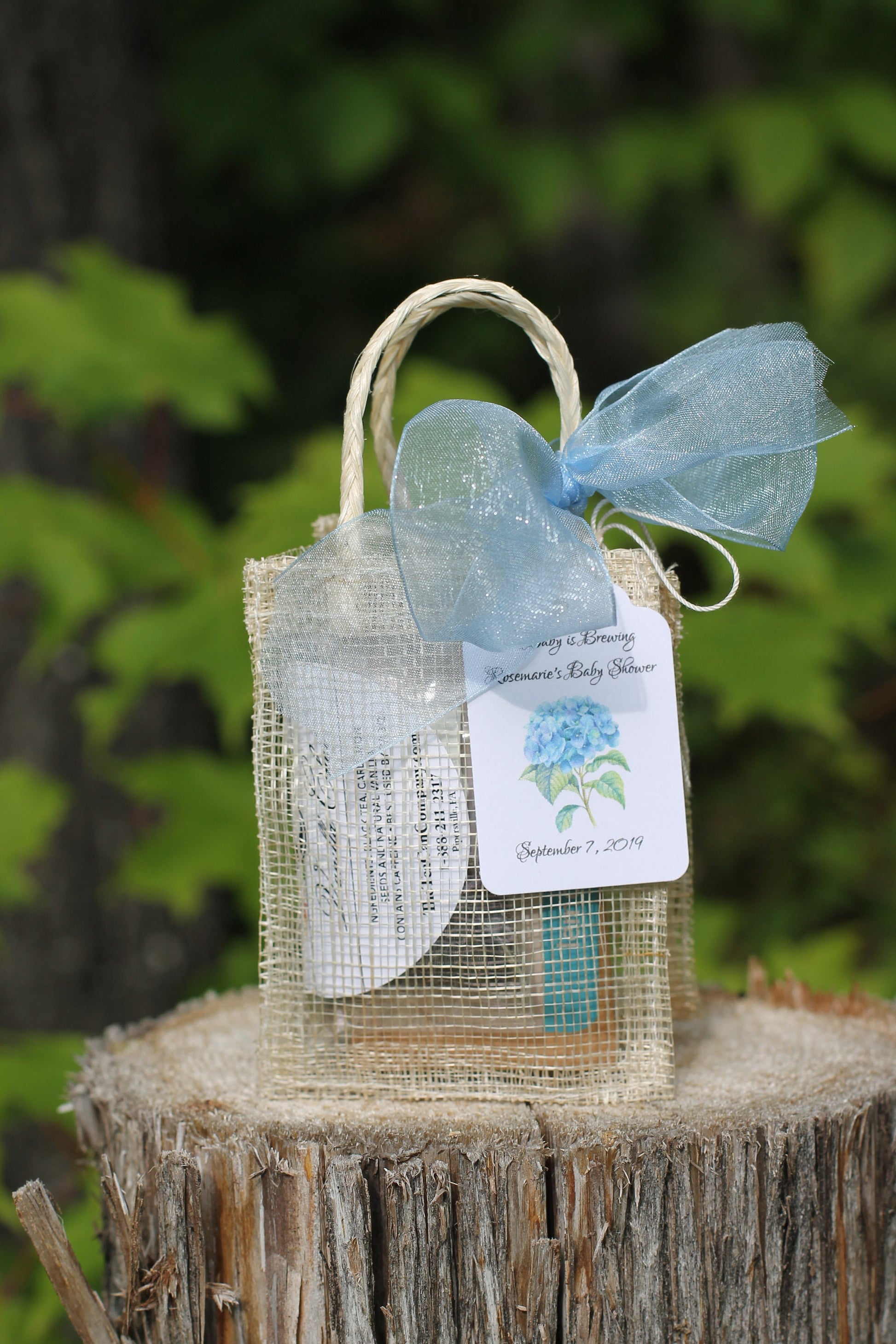 Tea Party Favor - Tea Party Bridal Shower-Tea Party Baby Shower-Organic Sugar & Tea - Wedding-Bridal Shower-Baby Shower-Belle Savon Vermont