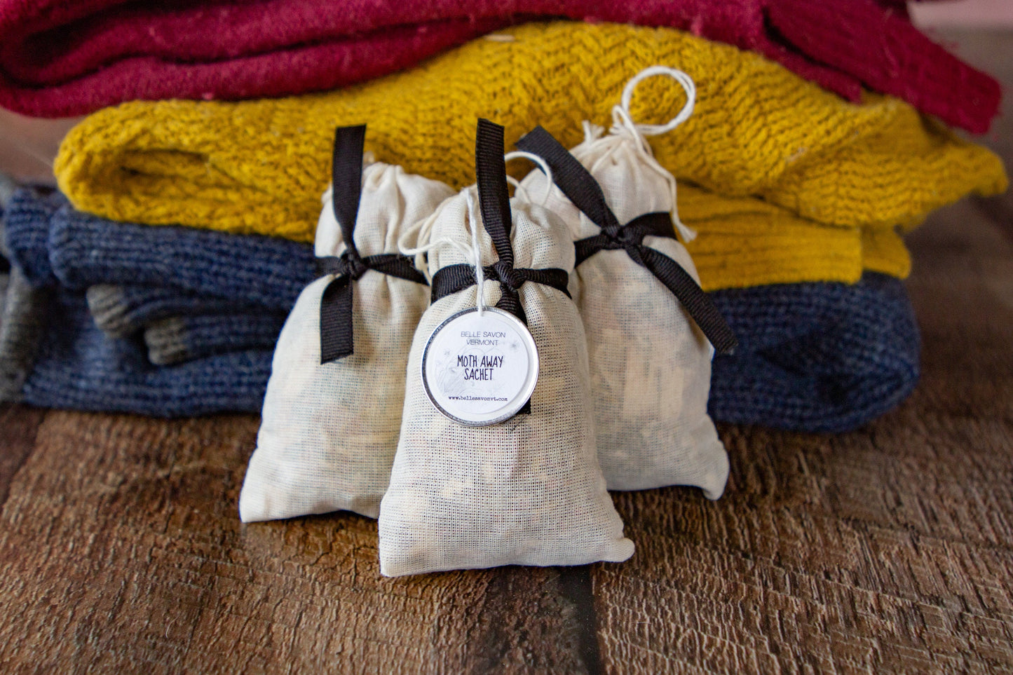 Moth Away Sachets Filled with Natural and Organic Herbs and Spices-Single Sachet-Favors-Gifts-Home Care