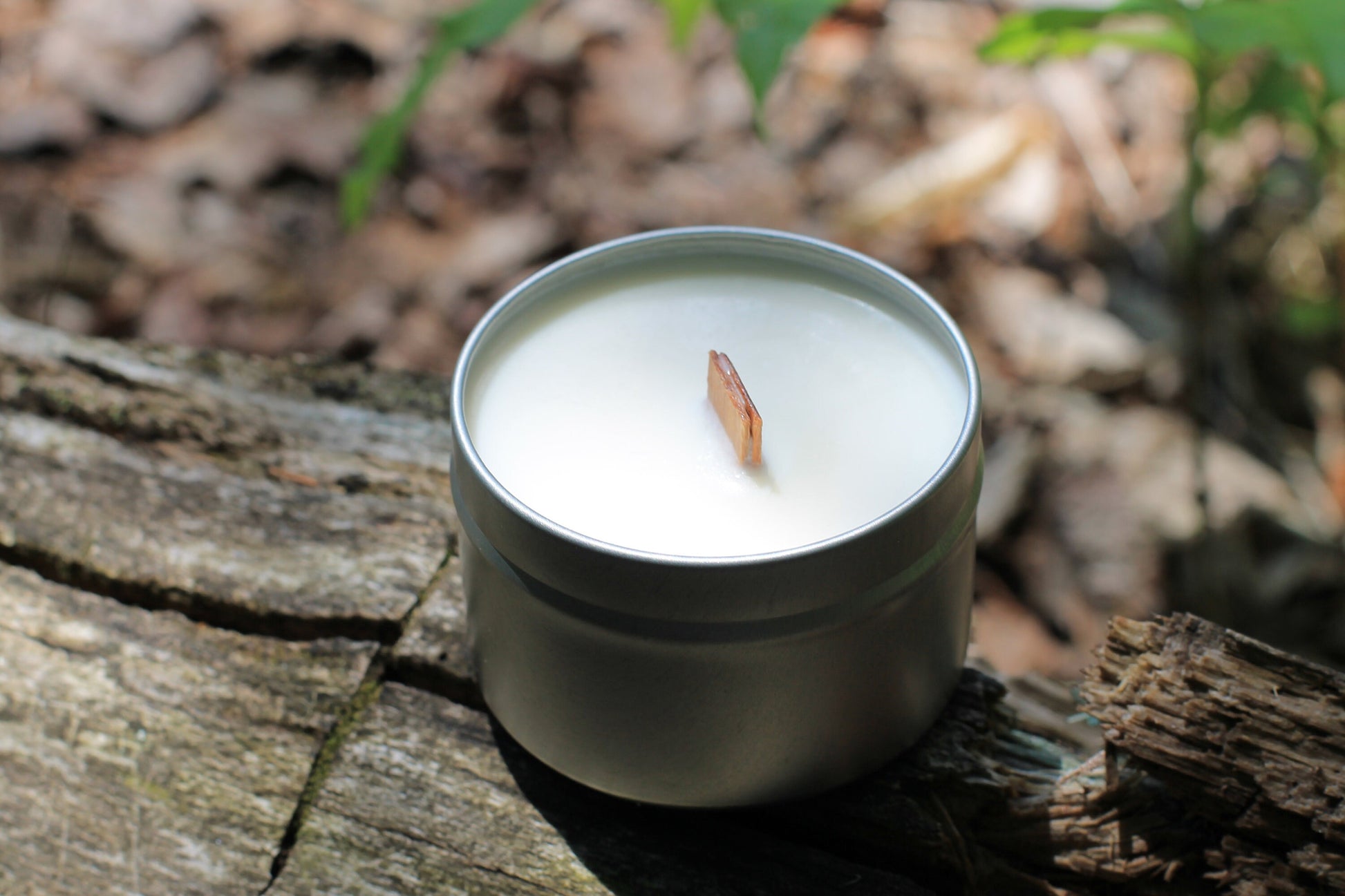 Camper Candle, Citronella Candle, Stop Bugging Me, Wood Wick Candle Tin, Vermont Travel Candle